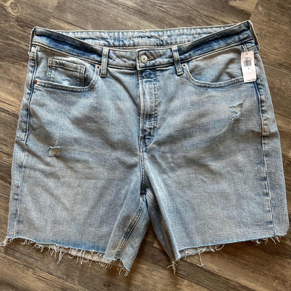 Old Navy Casual Light Blue Denim Shorts